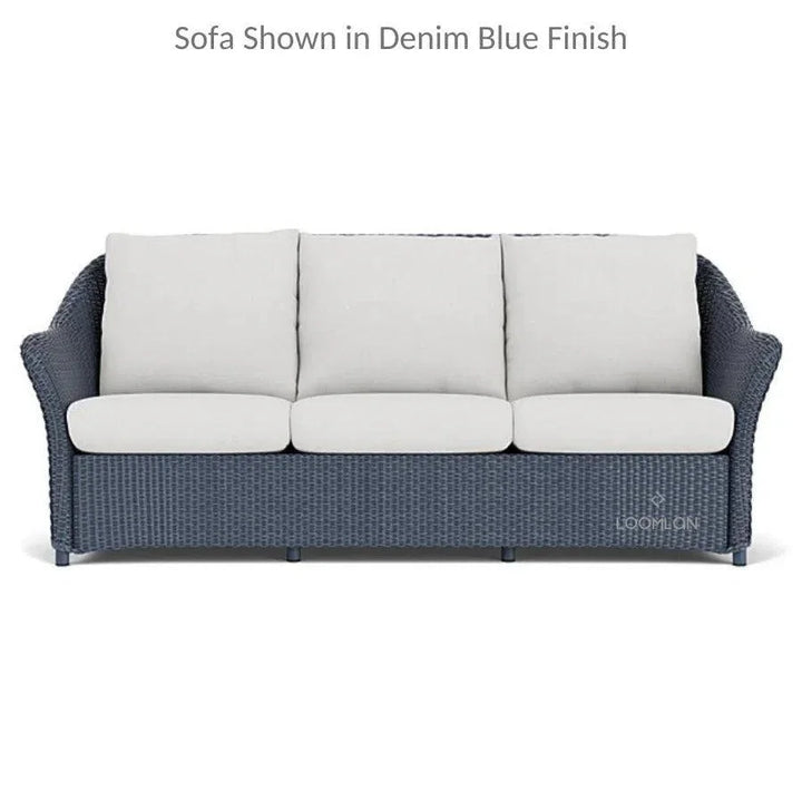 Weekend Retreat Dining Chair All Weather Wicker-Outdoor Dining Chairs-Lloyd Flanders-LOOMLAN