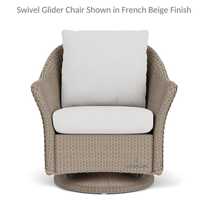 Weekend Retreat Lounge Chair All Weather Wicker Outdoor Accent Chairs LOOMLAN By Lloyd Flanders