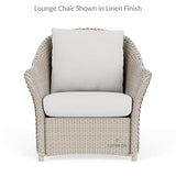 Weekend Retreat Lounge Chair All Weather Wicker Outdoor Accent Chairs LOOMLAN By Lloyd Flanders