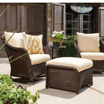 Weekend Retreat Ottoman All Weather Wicker