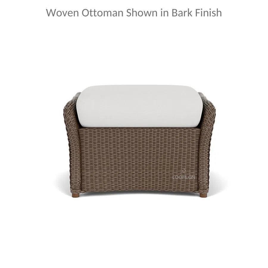 Weekend Retreat Ottoman All Weather Wicker