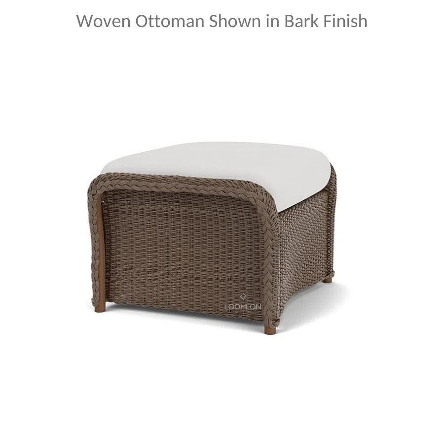 Weekend Retreat Ottoman All Weather Wicker