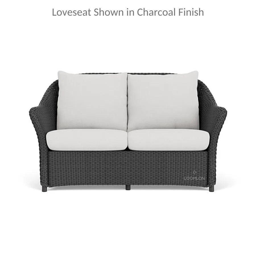 Weekend Retreat Outdoor Loveseat All Weather Wicker