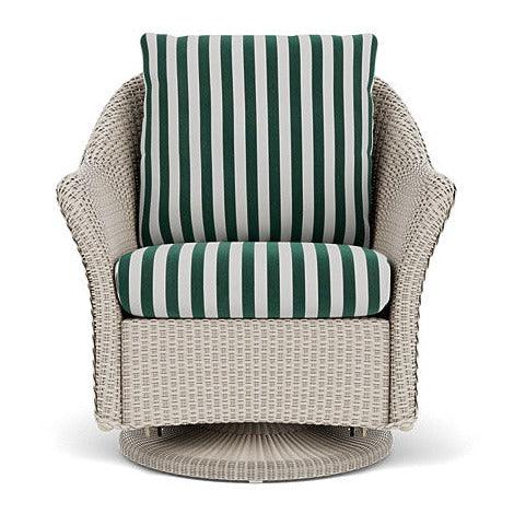 Weekend Retreat Outdoor Swivel Glider Lounge Chair Outdoor Accent Chairs LOOMLAN By Lloyd Flanders