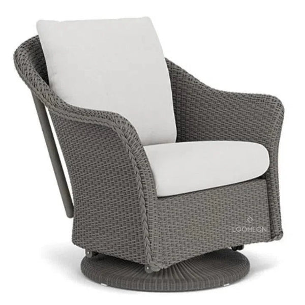 Weekend Retreat Outdoor Swivel Glider Lounge Chair-Outdoor Lounge Chairs-Lloyd Flanders-LOOMLAN