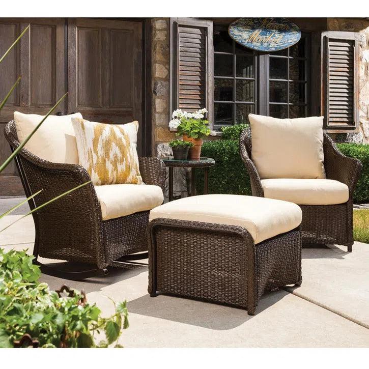 Weekend Retreat Rocker Lounge Chair Set Ottoman