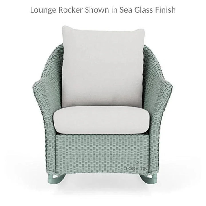 Weekend Retreat Rocker Lounge Chair Set Table-Outdoor Lounge Sets-Lloyd Flanders-LOOMLAN