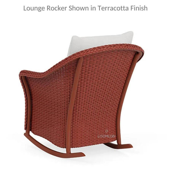 Weekend Retreat Rocker Lounge Chair Set Table-Outdoor Lounge Sets-Lloyd Flanders-LOOMLAN