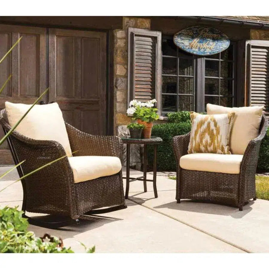 Weekend Retreat Rocker Lounge Chair Set Table