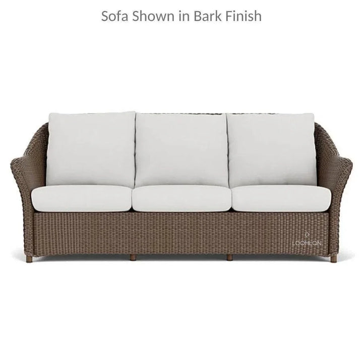 Weekend Retreat Wicker Sofa Lounge Set Lloyd Flanders-Outdoor Lounge Sets-Lloyd Flanders-LOOMLAN