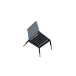 Welles Cushion Dining Chair With Polymer Leg