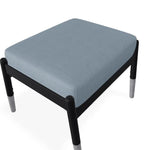 Welles Cushion Ottoman Polymer Tapered Legs