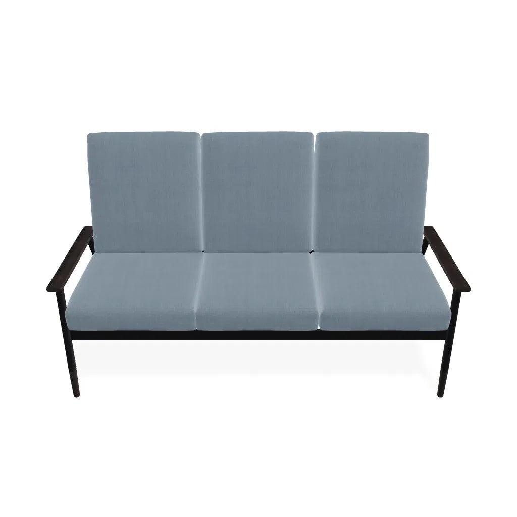 Welles Cushion Three-Seat Sofa Polymer Arm