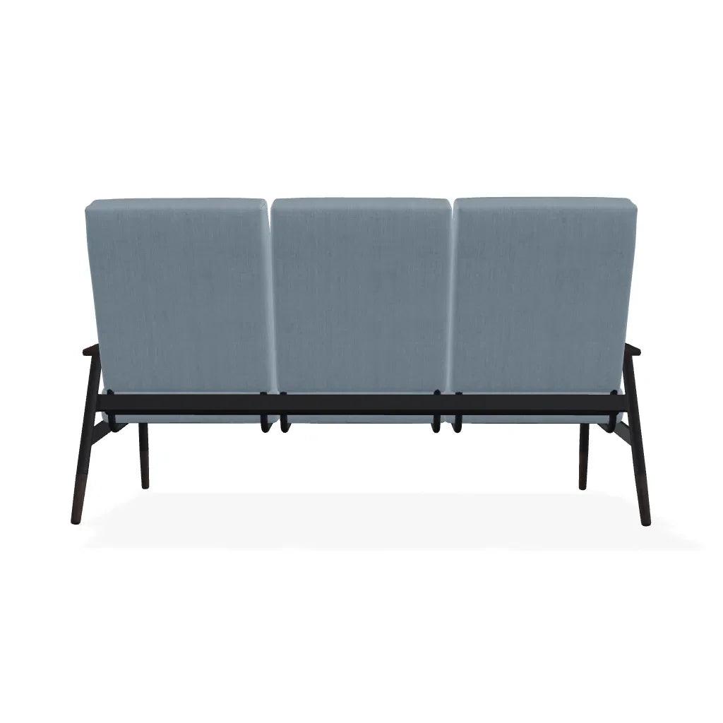 Welles Cushion Three-Seat Sofa Polymer Arm