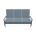 Welles Cushion Three-Seat Sofa Polymer Arm