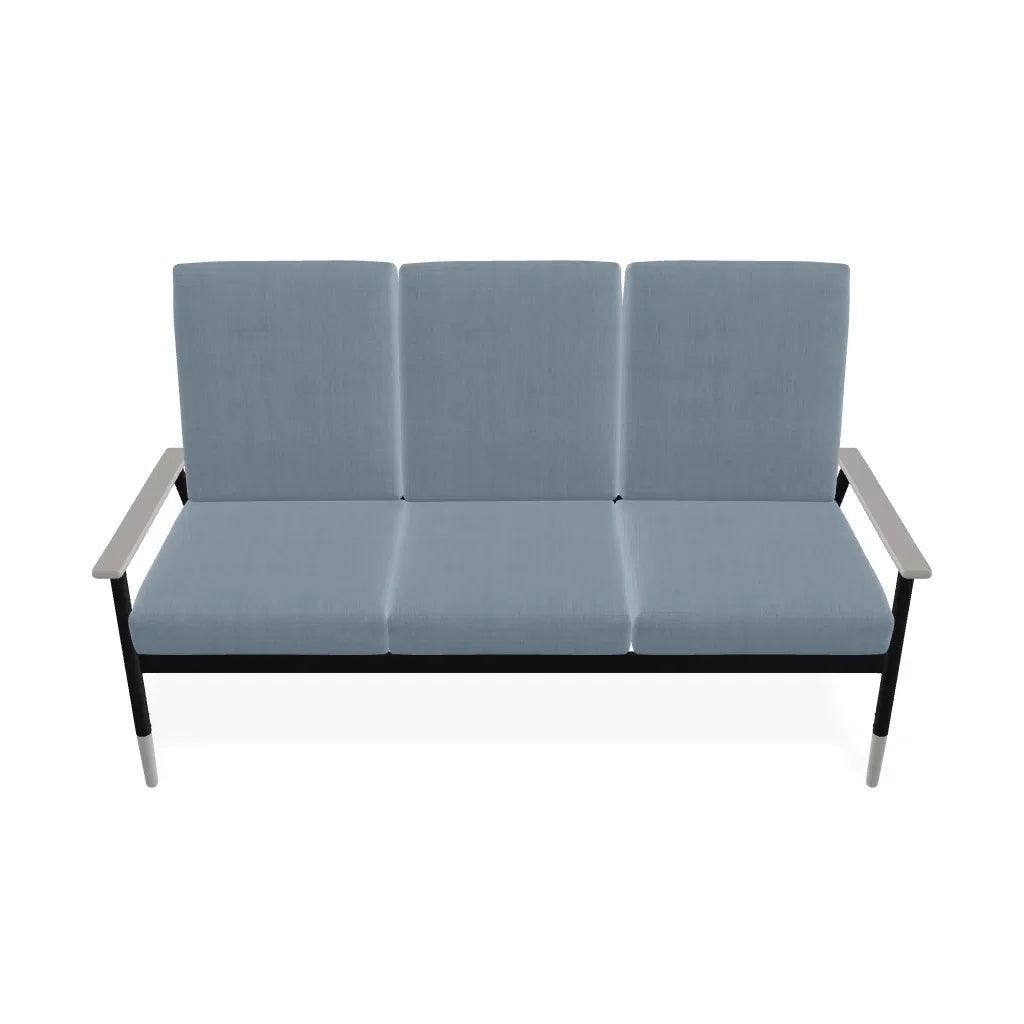 Welles Cushion Three-Seat Sofa With MGP Arm