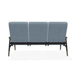 Welles Cushion Three-Seat Sofa With MGP Arm