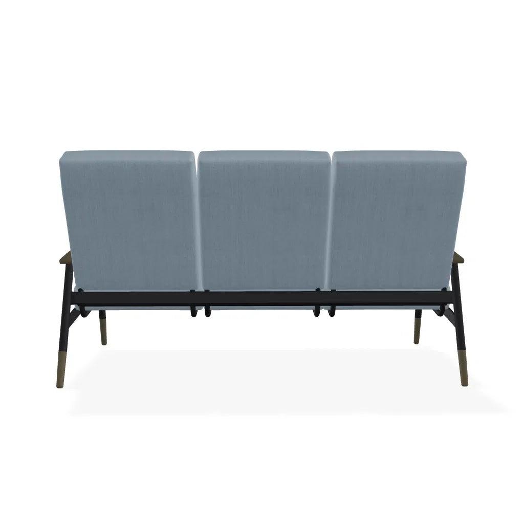 Welles Cushion Three-Seat Sofa With MGP Arm