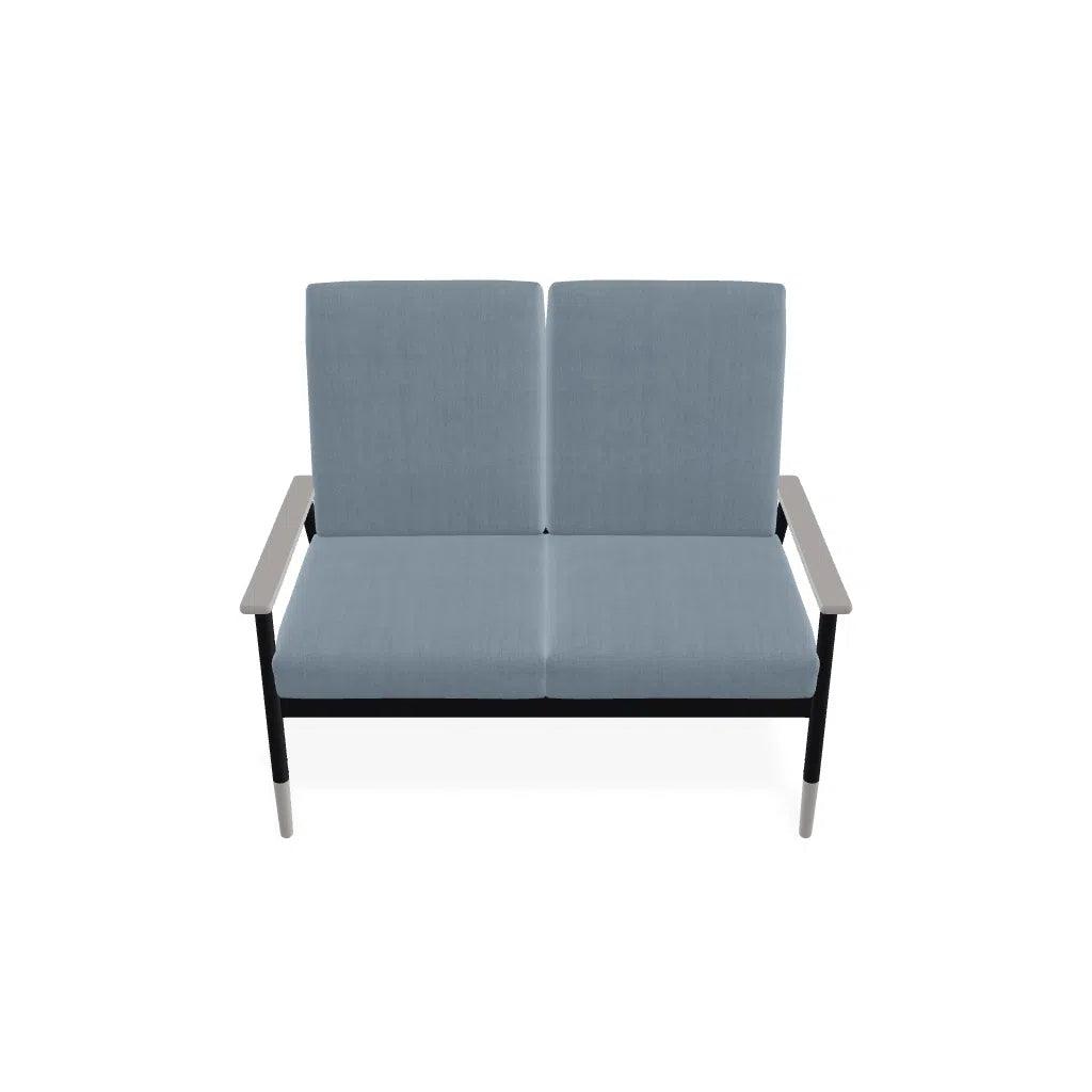 Welles Cushion Two-Seat Loveseat MGP Arm