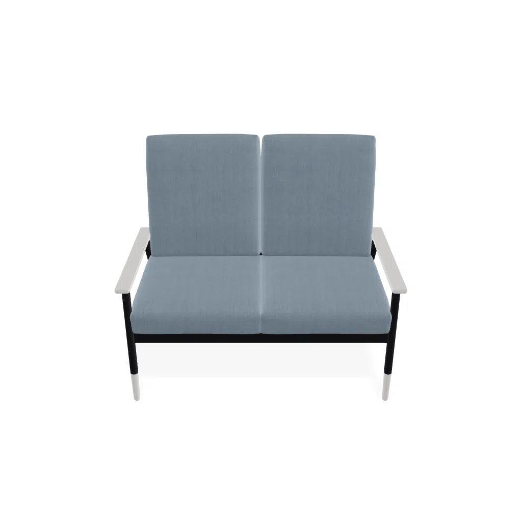 Welles Cushion Two-Seat Loveseat MGP Arm