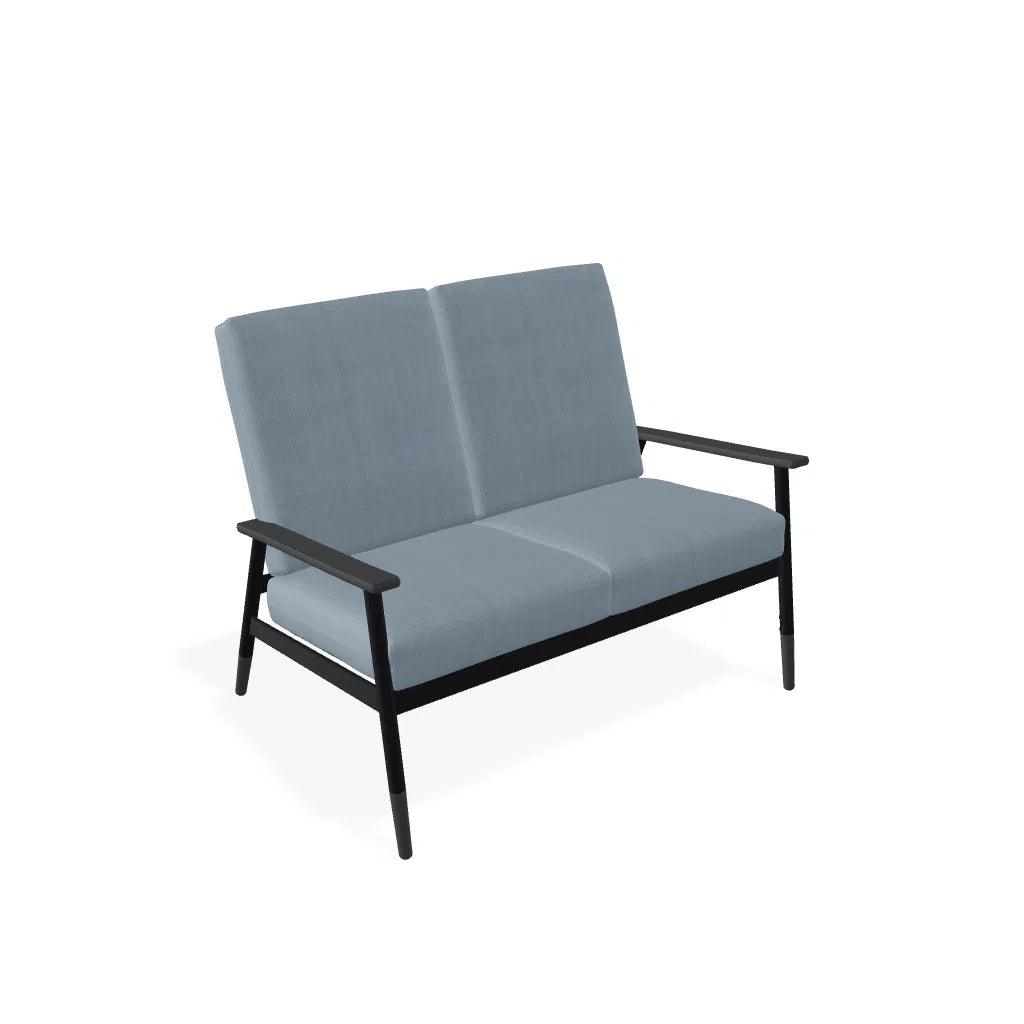 Welles Cushion Two-Seat Loveseat MGP Arm