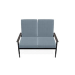 Welles Cushion Two-Seat Loveseat Polymer Arm