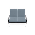 Welles Cushion Two-Seat Loveseat Polymer Arm