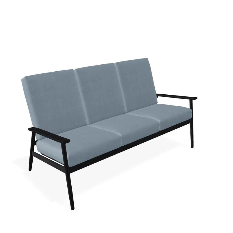 Welles Cushion Three-Seat Sofa With MGP Arm