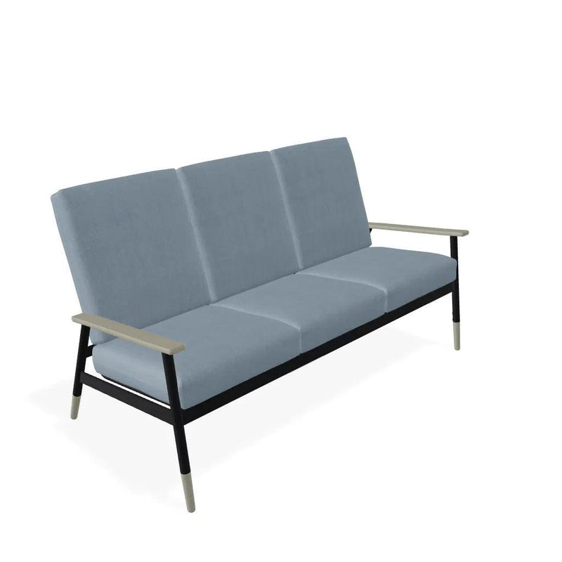 Welles Cushion Three-Seat Sofa With MGP Arm