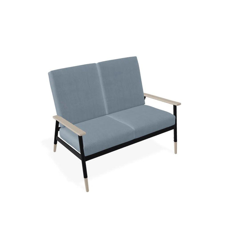 Welles Cushion Two-Seat Loveseat With MGP Arm