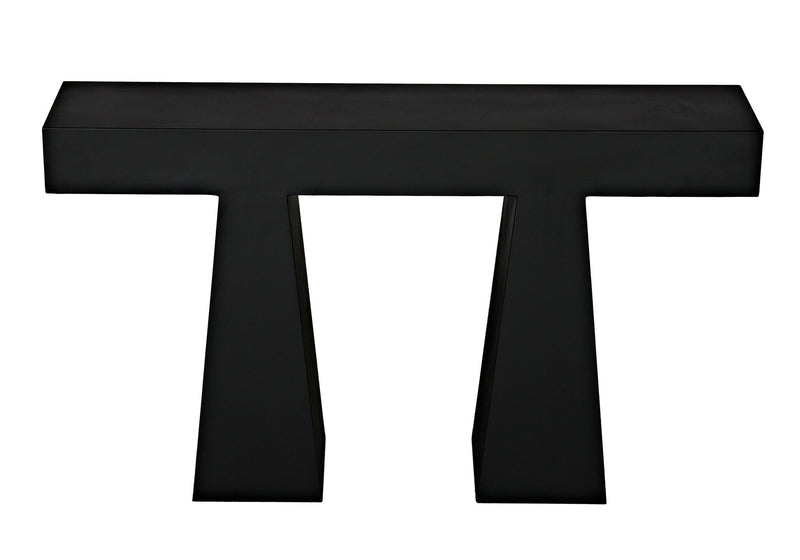 Wendell Console-Console Tables-Noir-LOOMLAN