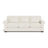 Wenton Mondern Leather Couch With Rolled Arms Sofas & Loveseats LOOMLAN By Uptown Sebastian