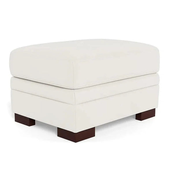 Wenton Mondern Leather Ottoman - LOOMLAN - Uptown Sebastian - Ottomans