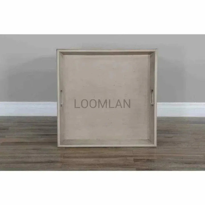 Westwood Taupe Ottoman Tray - LOOMLAN - Sunny D - Trays