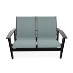 Wexler Chat Height 2-Seat Loveseat Polymer Arms