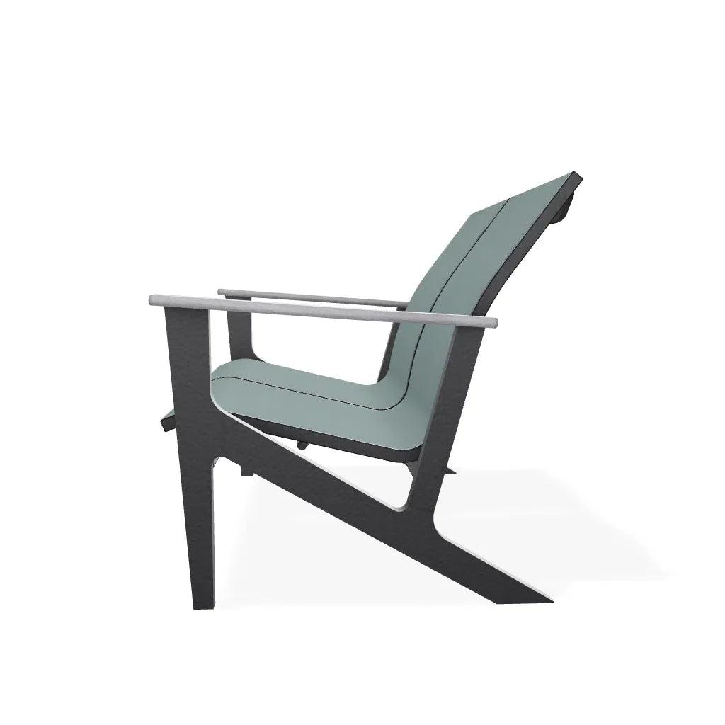 Wexler Chat Height 2-Seat Loveseat Polymer Arms