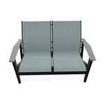 Wexler Chat Height 2-Seat Loveseat Polymer Arms