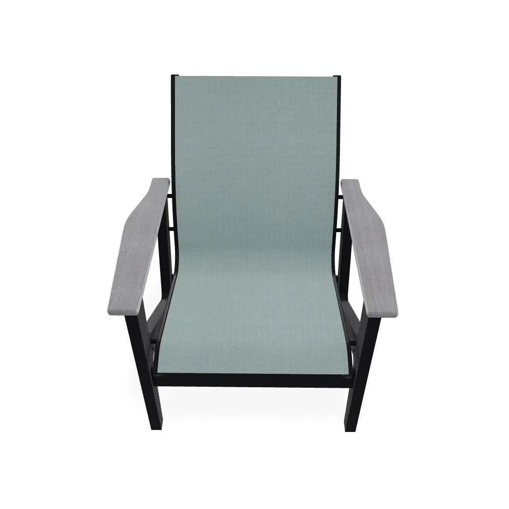 Wexler Sling Chat Height Polymer Arm Chair