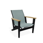 Wexler Sling Chat Height Polymer Arm Chair