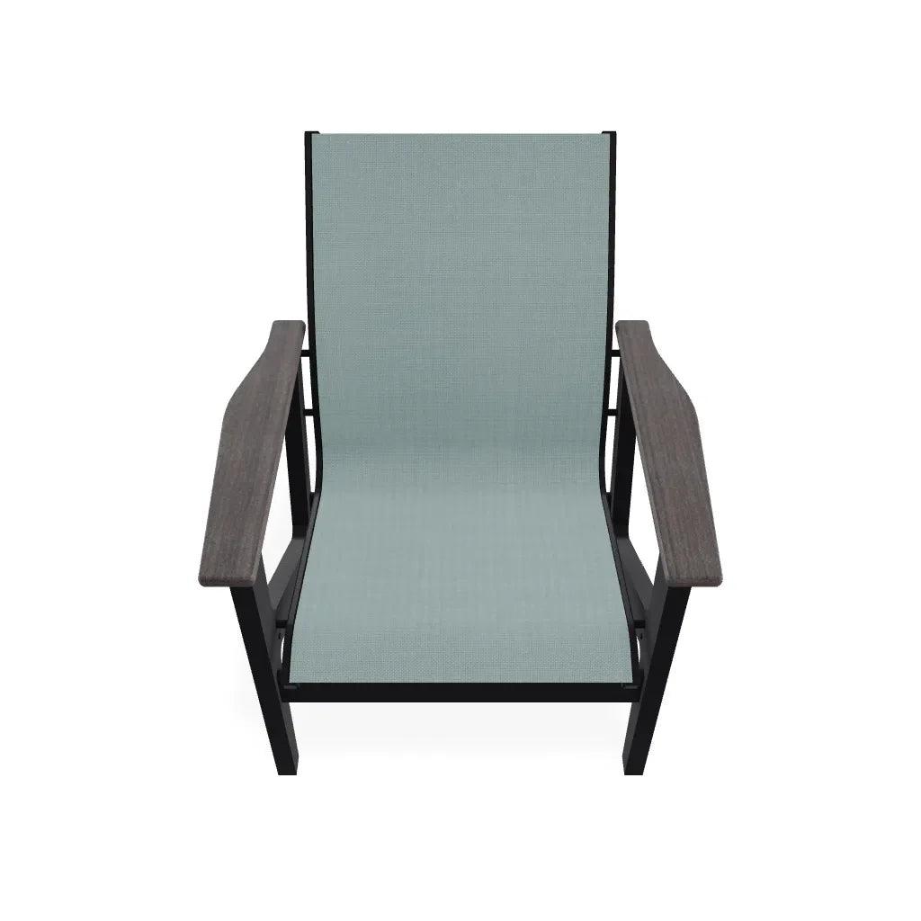 Wexler Sling Chat Height Polymer Arm Chair