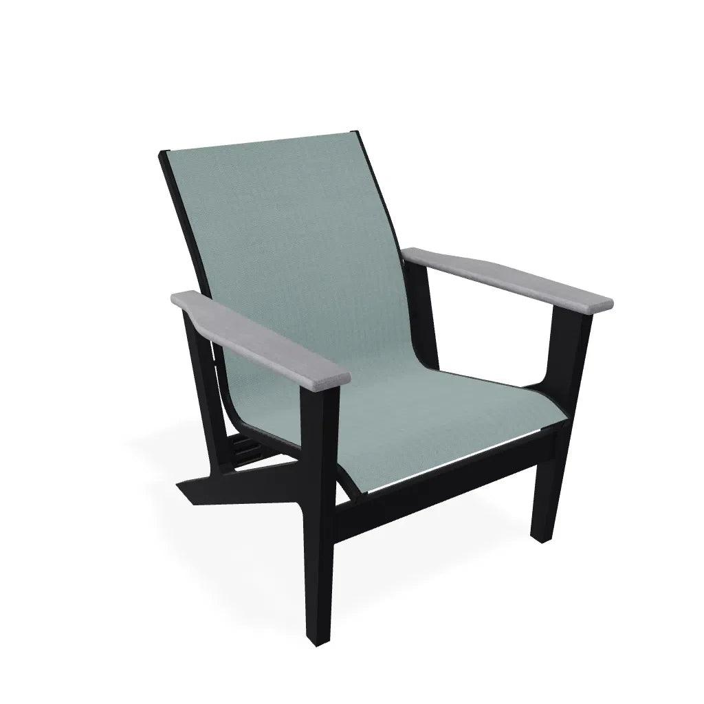 Wexler Sling Chat Height Polymer Arm Chair