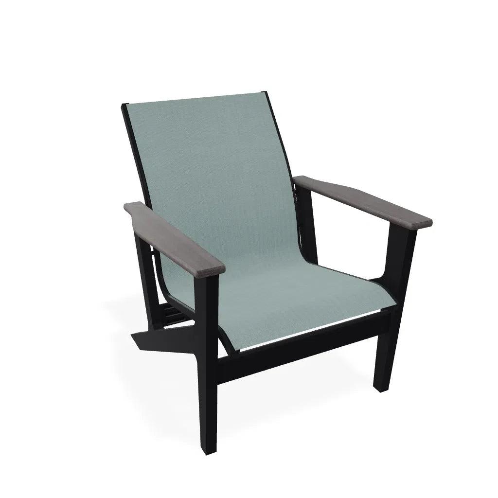 Wexler Sling Chat Height Polymer Arm Chair