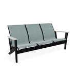 Wexler Sling Chat Three-Seat Sofa Polymer Arms