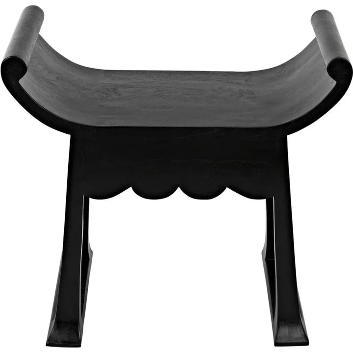 Wey Stool, Charcoal Black - LOOMLAN - Noir - Poufs and Stools