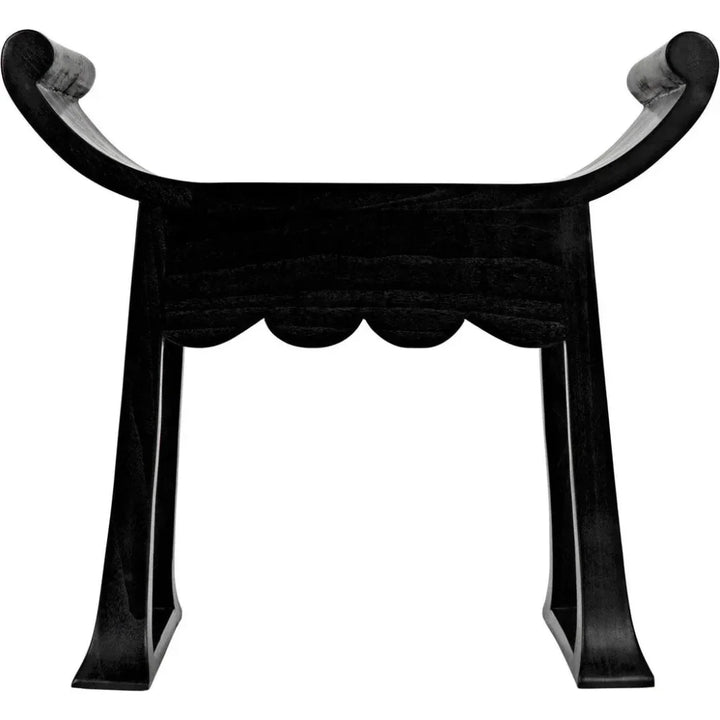 Wey Stool, Charcoal Black - LOOMLAN - Noir - Poufs and Stools