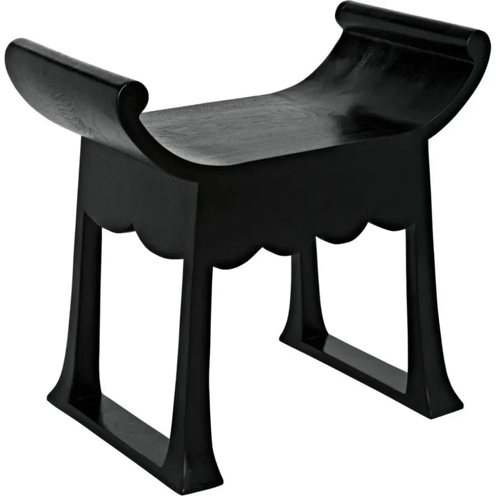 Wey Stool, Charcoal Black - LOOMLAN - Noir - Poufs and Stools