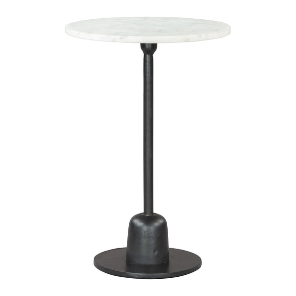 Whammy Side Table White & Black-Side Tables-Zuo Modern-LOOMLAN