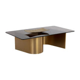 Whisper Glass Rectangular Coffee Table-Coffee Tables-SUNPAN-LOOMLAN