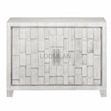 White Accent Cabinet Small Sideboard Door