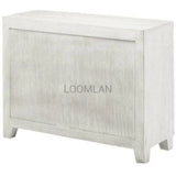 White Accent Cabinet Small Sideboard Door